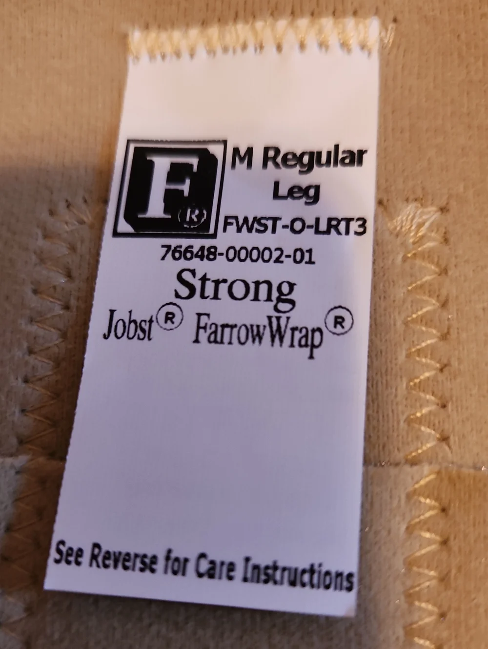 NWOT JOBST FarrowWrap Strong Compression Calf Leg Wrap - Tan Unisex Edema Wrap